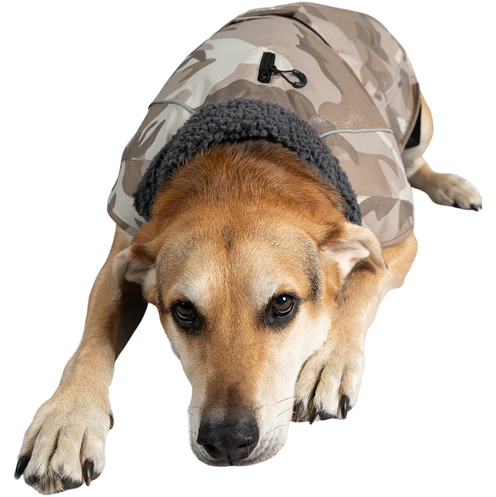 2026 Dryrobe Dog Coat V3DRDC - Sand Camo